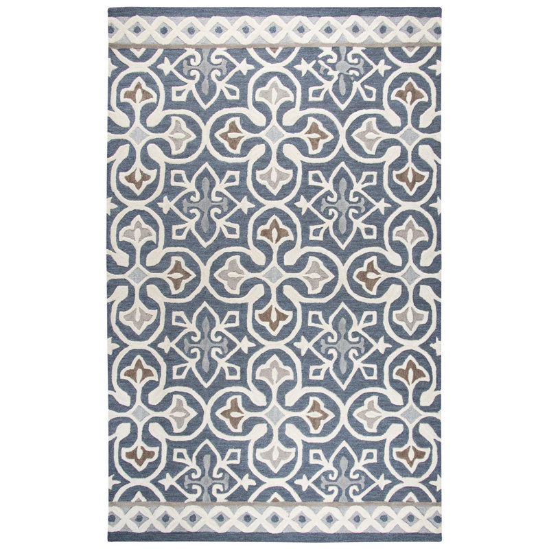 Nordmeyer HandTufted Blue/Gray Area Rug & Reviews Birch Lane